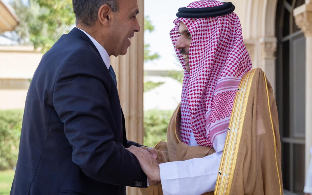 وزير الخارجية يستقبل وزير خارجية مصر