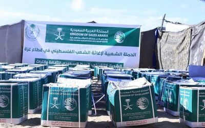 “إغاثي الملك” يوزع مساعدات لنازحي مواصي القرارة في غزة