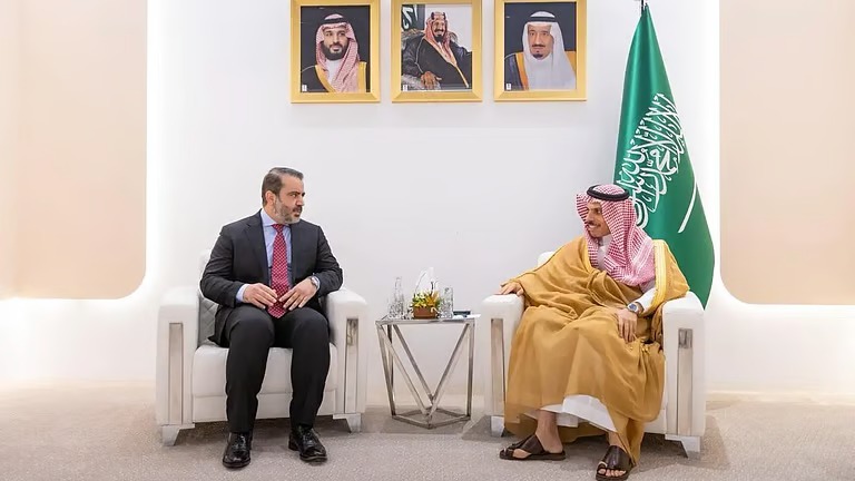 وزير الخارجية ونظيره السوري يبحثان دعم أمن سوريا واقتصادها