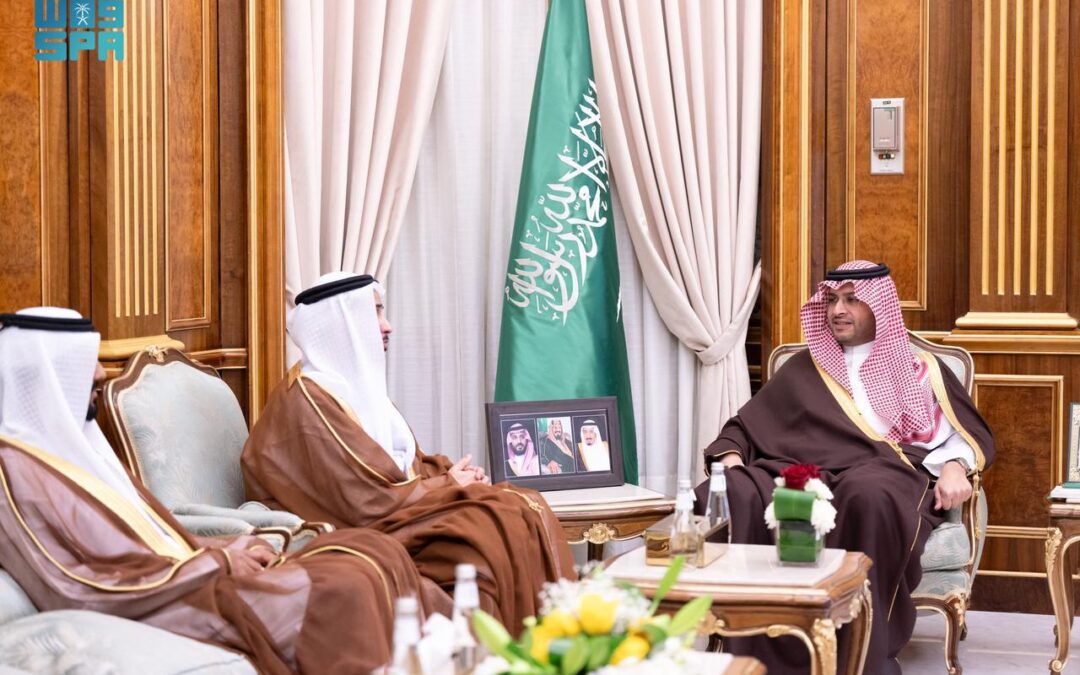 تركي بن محمد بن فهد يستقبل سفير الإمارات بالمملكة