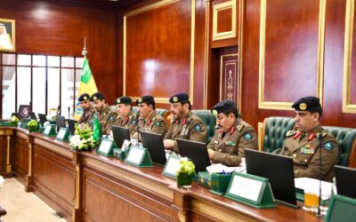 اللواء حمود الفرج يستقبل معاون مدير عام الدفاع المدني العراقي والوفد المرافق له