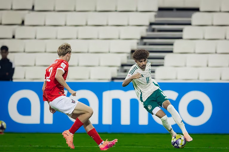 “كأس العالم 2025”.. المنتخب السعودي تحت 17 عامًا يتعثر أمام النمسا