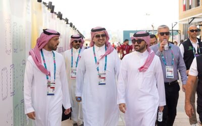 الفيصل يزور قرية الرياضيين في ألعاب (الرياض 2025)