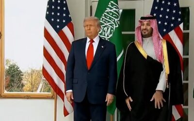 “ترمب” يستقبل ولي العهد في البيت الأبيض ويصحبه في جولة داخل المقر الرئاسي