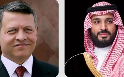 “ولي العهد” يتلقى اتصالًا من ملك الأردن لبحث التطورات الإقليمية