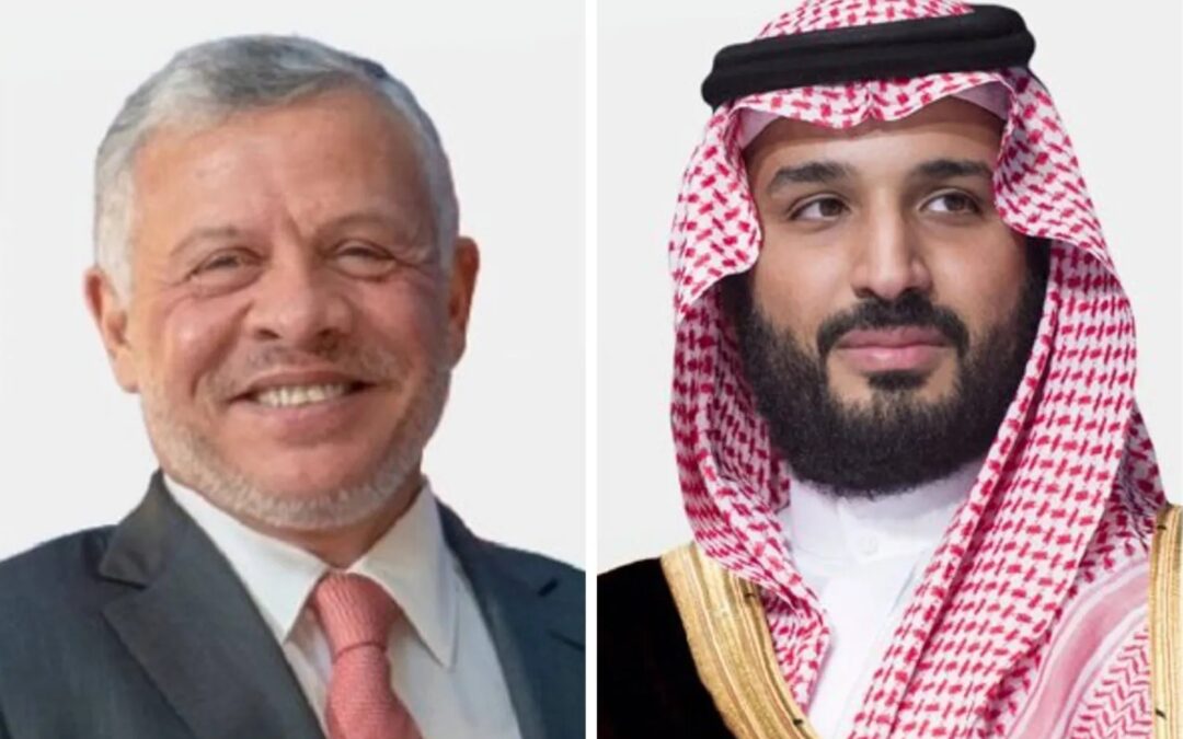 ولي العهد والعاهل الأردني يناقشان التطورات