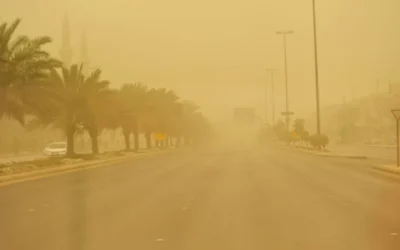 رياح مثيرة للغبار على مكة والمدينة