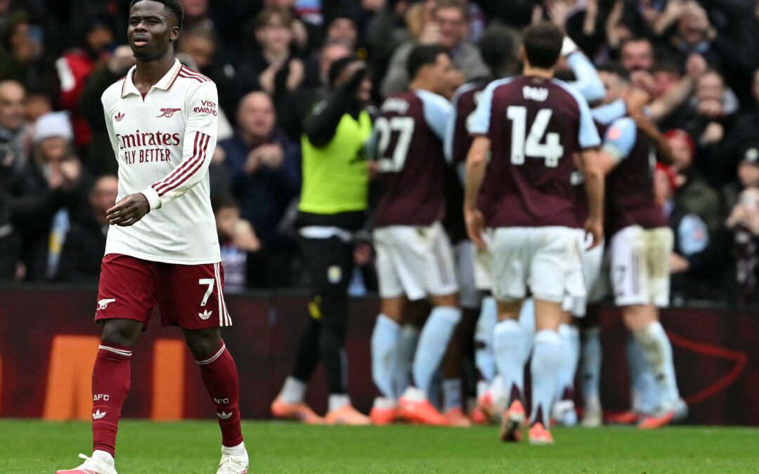 أستون فيلا يضرب أرسنال بثنائية في الدوري الإنجليزي