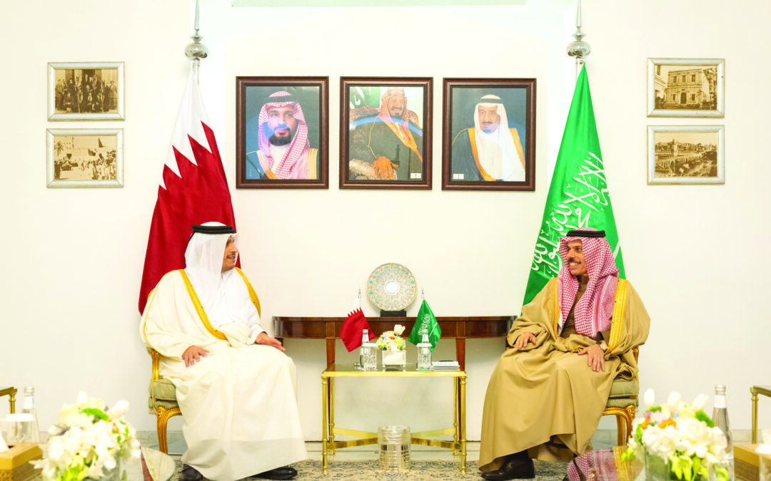 وزير الخارجية ونظيره القطري يرأسان اجتماع تنفيذية المجلس التنسيقي