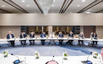 نائب وزير الخارجية يلتقي رئيس وأعضاء مجلس الأمم المتحدة لرؤساء الجمعية العامة