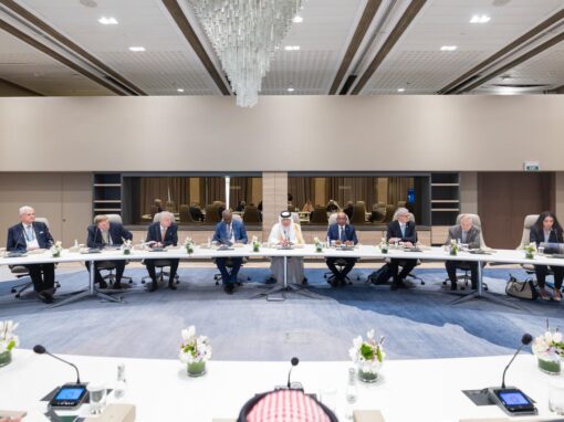 نائب وزير الخارجية يلتقي رئيس وأعضاء مجلس الأمم المتحدة لرؤساء الجمعية العامة