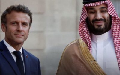 ولي العهد يبحث مع ماكرون التطورات