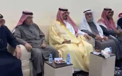 محافظ بيشة يعزي آل عشيش