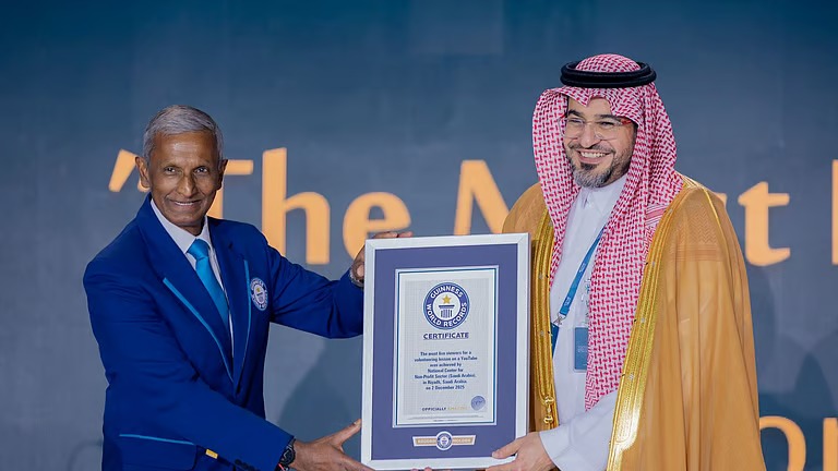 المملكة تسجّل رقمًا عالميًا في موسوعة غينيس كأكبر عدد من المشاهدين لدروس مباشرة عن التطوع