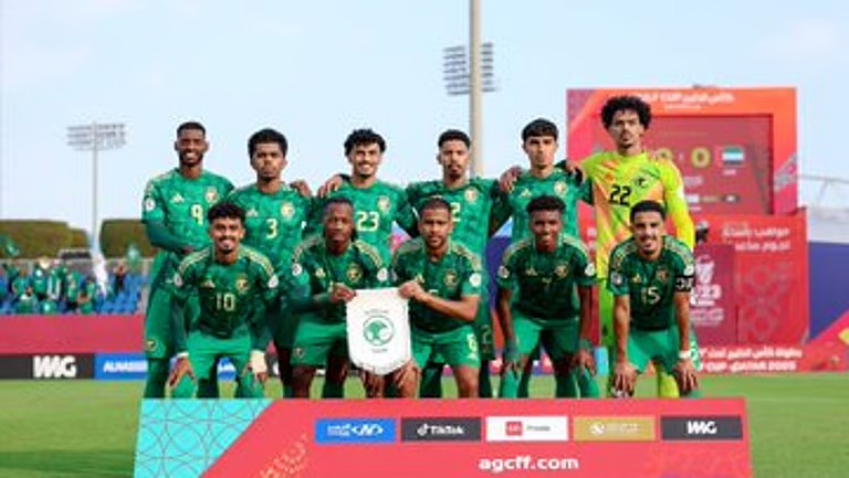 الأخضر الأولمبي يواجه العراق في نهائي كأس الخليج تحت 23 عامًا غدًا في الدوحة