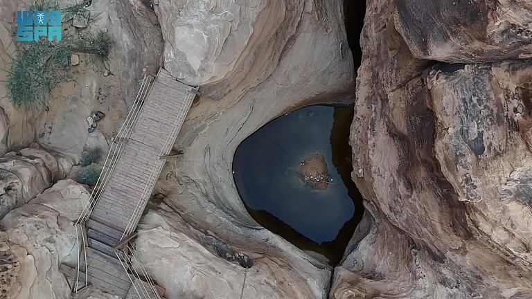 تجاويف العُلا.. خزانات طبيعية دعمت الزراعة والحياة التقليدية