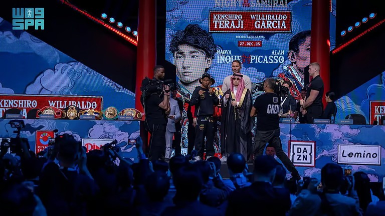 “ليلة الساموراي” تجمع أبطال الملاكمة من اليابان والمكسيك في الرياض