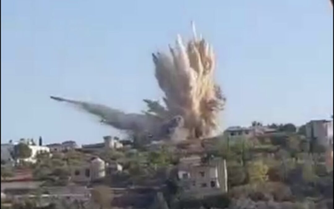 الجيش الإسرائيلي يشن غارات مكثّفة على بلدات جنوب لبنان