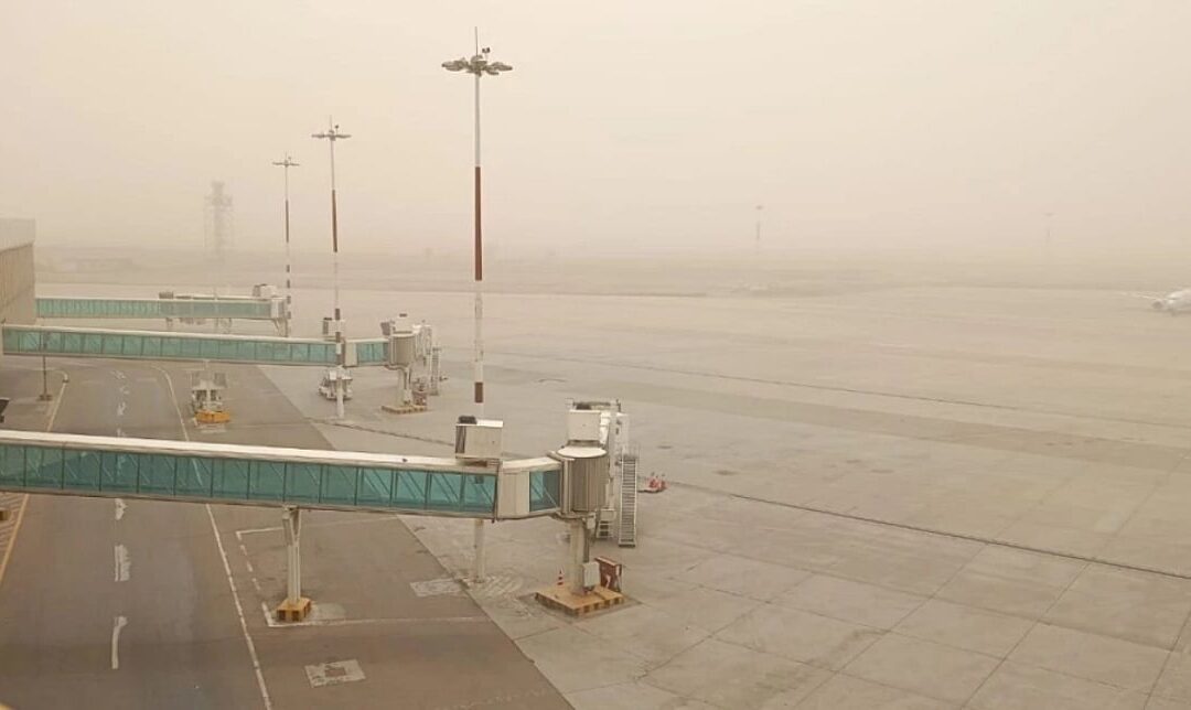 إغلاق مطار بغداد الدولي بسبب سوء الأحوال الجوية