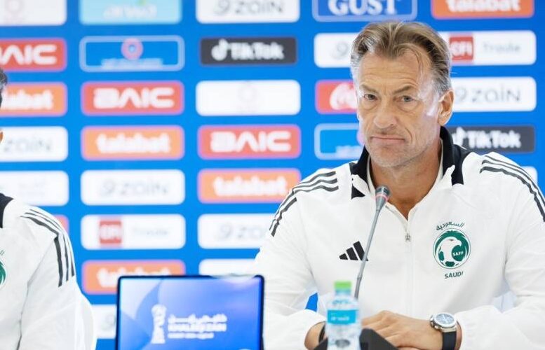 رينارد يعقد مؤتمرًا صحفيًا غدًا للحديث عن مواجهة الإمارات في كأس العرب