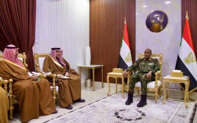 رئيس مجلس السيادة الانتقالي في السودان يستقبل نائب وزير الخارجية