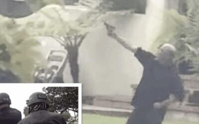 بالفيديو.. مسلح يطلق النار على مروحية شرطة في لوس أنجلوس