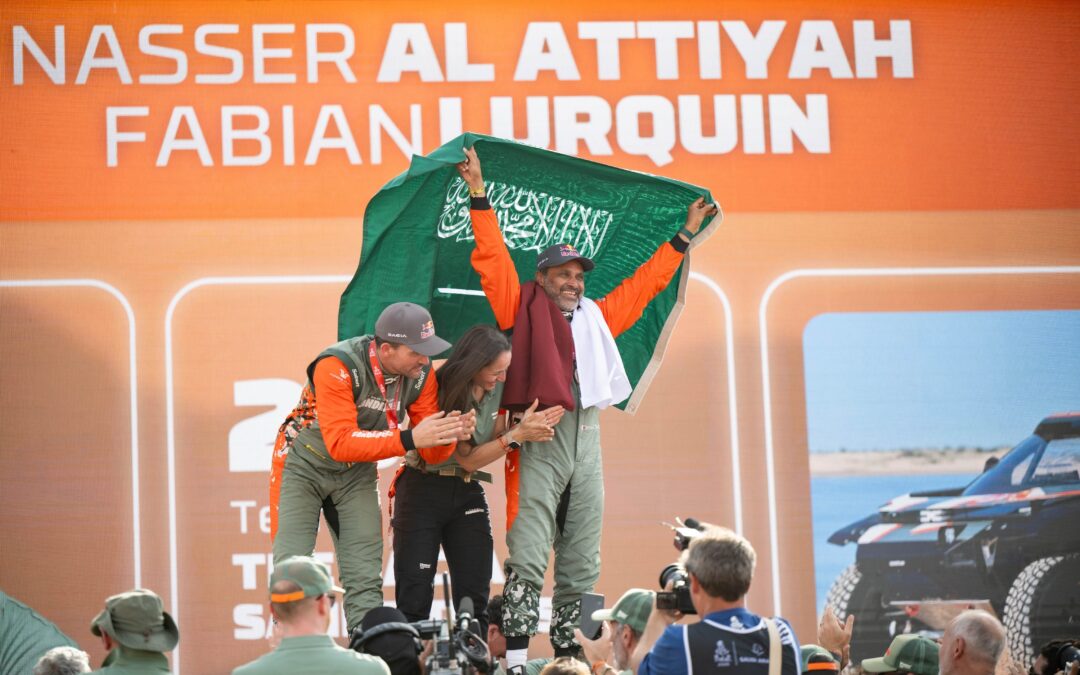 القطري ناصر العطية بطلاً لرالي داكار السعودية 2026.. وابن سعيدان وصيفاً في التشالنجر