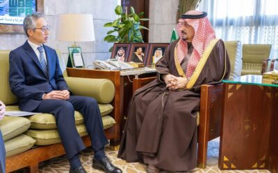 أمير الرياض يستقبل سفير اليابان لدى المملكة
