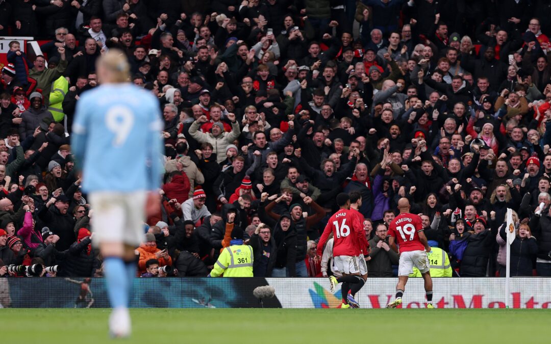 اليونايتد يهزم السيتي بثنائية في الدوري الإنجليزي