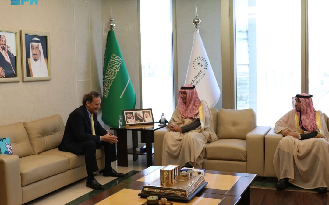 رئيس الهيئة العامة للأمن الغذائي يستضيف الرئيس التنفيذي لمنظمة السكر الدولية