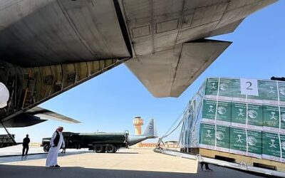 وصول الطائرة الإغاثية السعودية الـ78 إلى العريش لدعم غزة