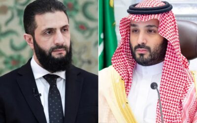 ولي العهد يتلقى اتصالًا هاتفيًا من رئيس سورية