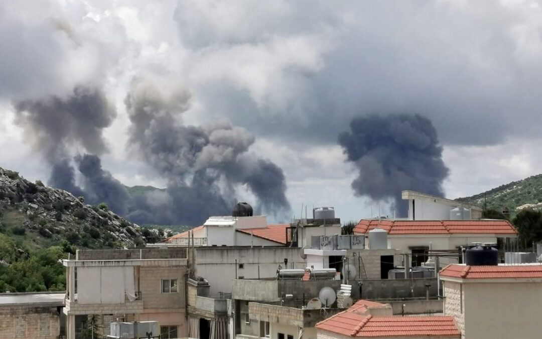 غارات صهونية تستهدف منازل في جنوب لبنان