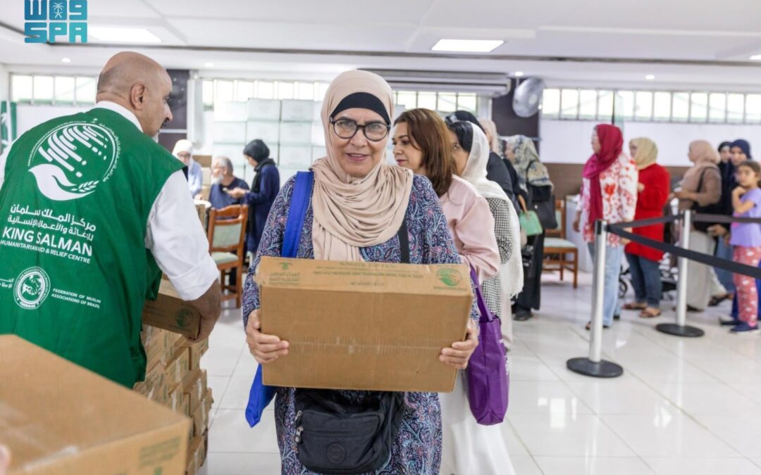 توزيع 1504 كرتونة تمر مقدمة من السعودية بالبرازيل