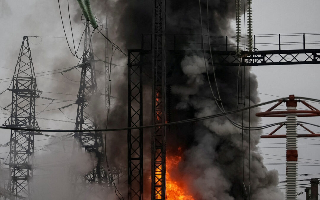 هجوم روسي كبير على شبكة الطاقة الأوكرانية