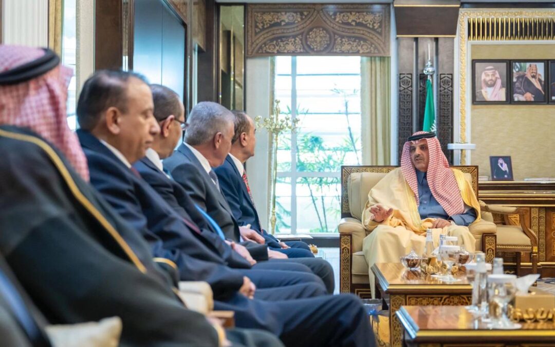 نائب وزير الداخلية المُكلف يستقبل رئيس لجنة الأخوة الأردنية السعودية