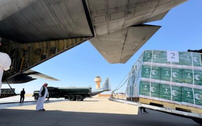 وصول الطائرة الإغاثية السعودية الـ81 لإغاثة الشعب الفلسطيني في غزة