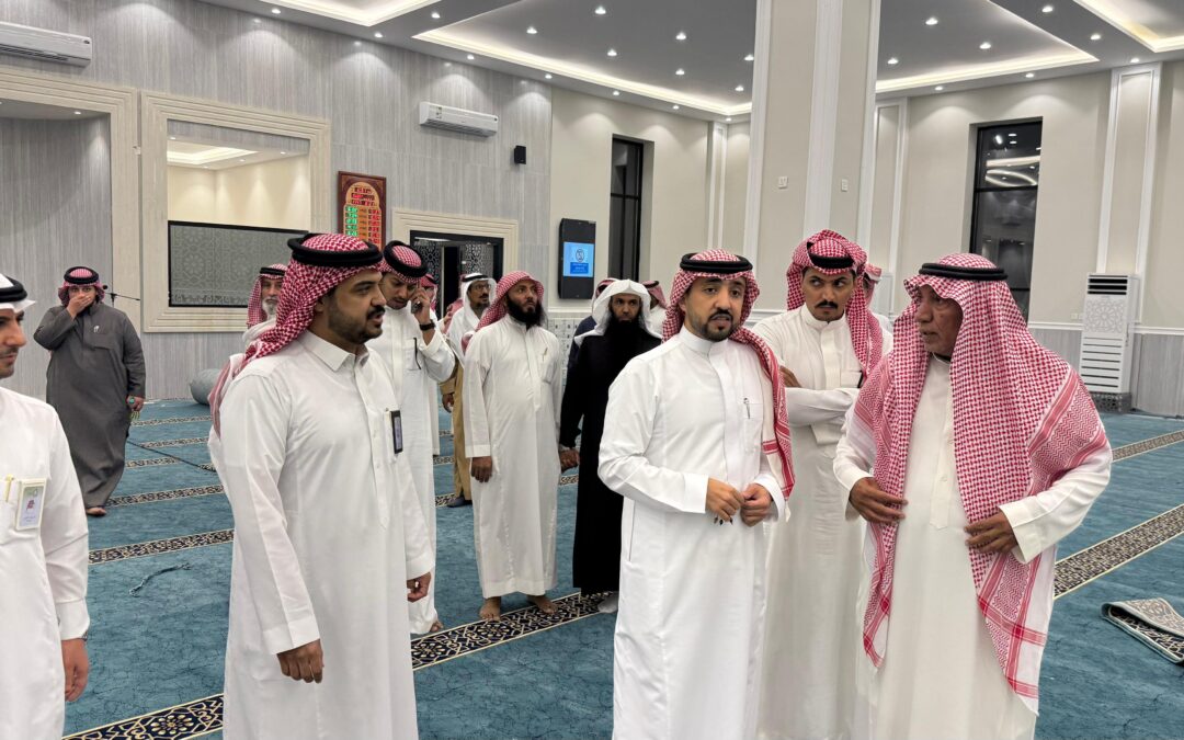 مدير إدارة المساجد ببيشة يقف على جاهزية مسجد موضي السبيعي في مخطط الإسكان