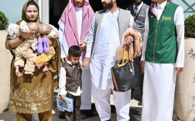 وصول التوأم الباكستاني الملتصق «سفيان ويوسف» إلى الرياض