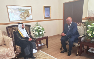 السفير الحربي يقدم أوراق اعتماده سفيرًا غير مقيم لدى مملكة ليسوتو