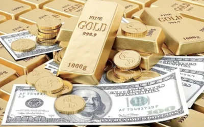 الذهب يتراجع 1% مع صعود الدولار في معاملات ضعيفة