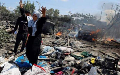 استشهاد 7 فلسطينيين في قصف على جباليا وخان يونس