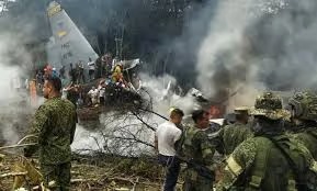 ارتفاع قتلى تحطم طائرة عسكرية في كولومبيا إلى 70 شخصًا