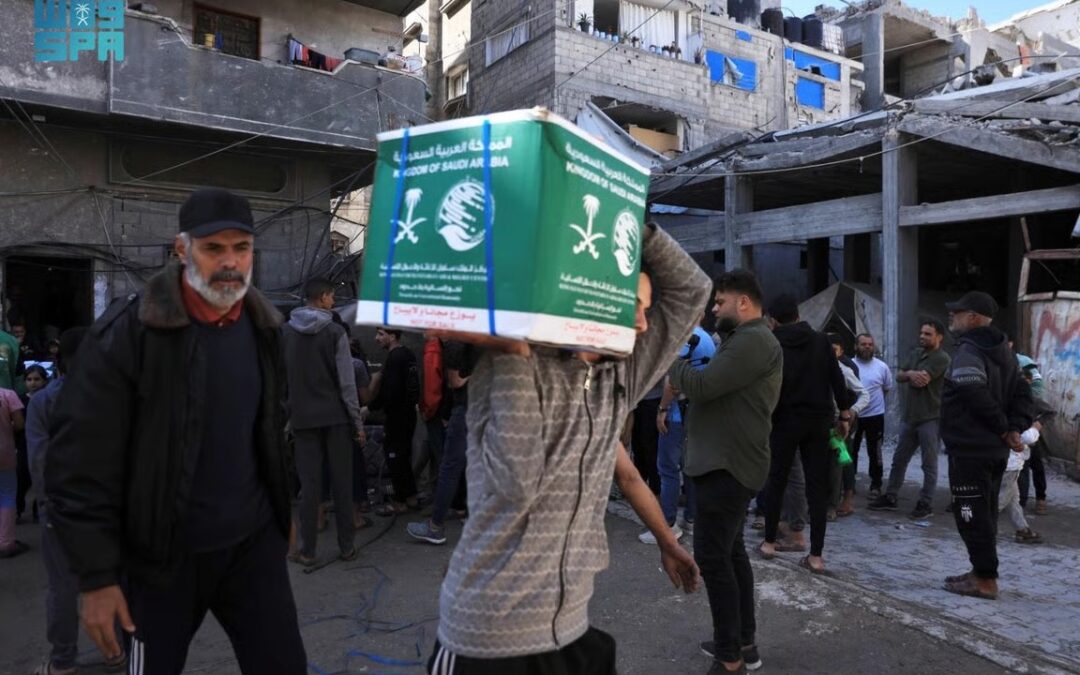 إغاثي الملك يوزّع 201 سلة غذائية على الأسر الأشد احتياجًا في خانيونس