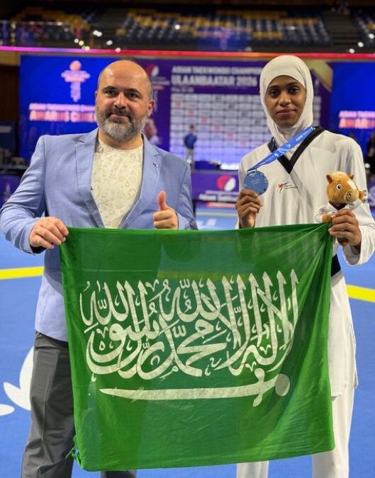 دنيا أبوطالب تُهدي السعودية فضية آسيا