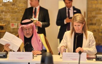 “الربيعة” يشارك في الجلسة الإنسانية المغلقة بمؤتمر الشراكات العالمية في لندن