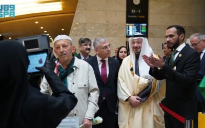سفير المملكة في تركيا يتفقد صالة مبادرة طريق مكة بأنقرة