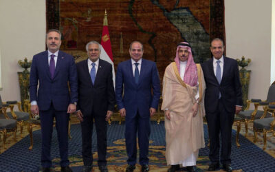 بيان رباعي سعودي مصري باكستاني تركي يدعم المفاوضات الإيرانية الأمريكية