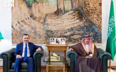 “الخريجي” يستقبل سفير جمهورية تركيا لدى المملكة