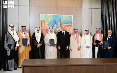رئيس أذربيجان يستقبل وفد مجموعة التنسيق العربية